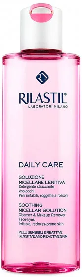 Rilastil Daily Care Soothing Micellar Solution - Міцелярна вода для чутливої ​​шкіри обличчя та очей