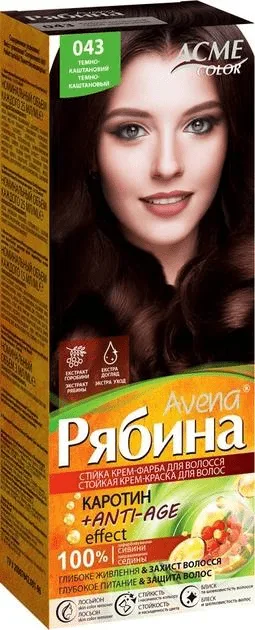 Фарба для волосся Acme Color Рябина №043 темно-каштановий