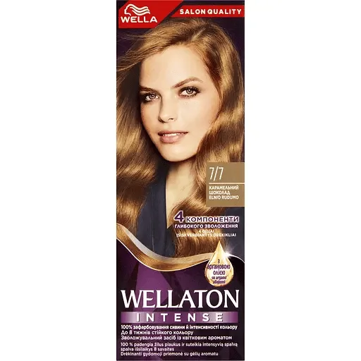 Фарба для волосся Wellaton 7/7 Карамельний шоколад