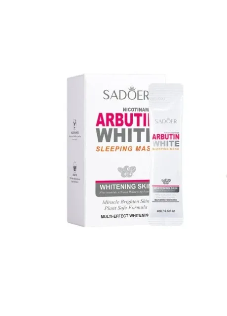 Нічна маска-стік відбілююча з арбутином arbutin white 4 мл SADOER (279624930)
