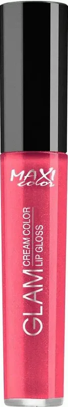 Блиск для губ MAXI color Glam Cream Color Яскравий флірт №14, 8 мл