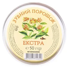 Зубний порошок Фармаком Екстра 50 г