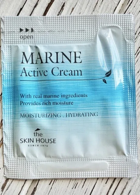 The Skin House Крем зволожуючий для обличчя з керамідами Marine Active Cream (пробник), 2 мл, 2 мл — Крем, Південна Корея (203674665)