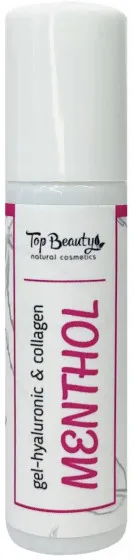 Top Beauty Gel-hyaluronic & Collagen Menthol - Ролик під очі ментоловий (рідкі патчі)