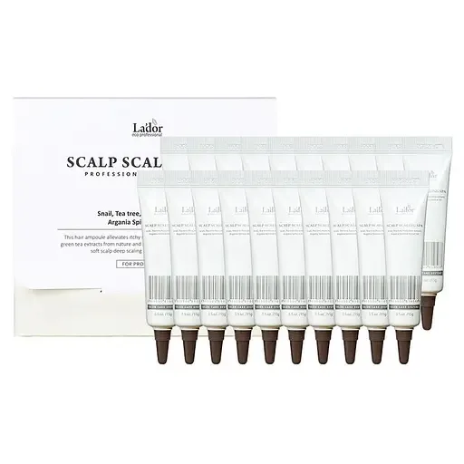 Сироватка-пілінг для шкіри голови La'dor Scalp Scaling Spa, 300 мл (20 шт. по 15 мл)