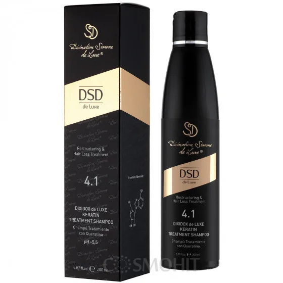Simone Dixidox DeLuxe Keratin Treatment Shampoo №4.1 - Відновлює шампунь з кератином Діксідокс ДеЛюкс
