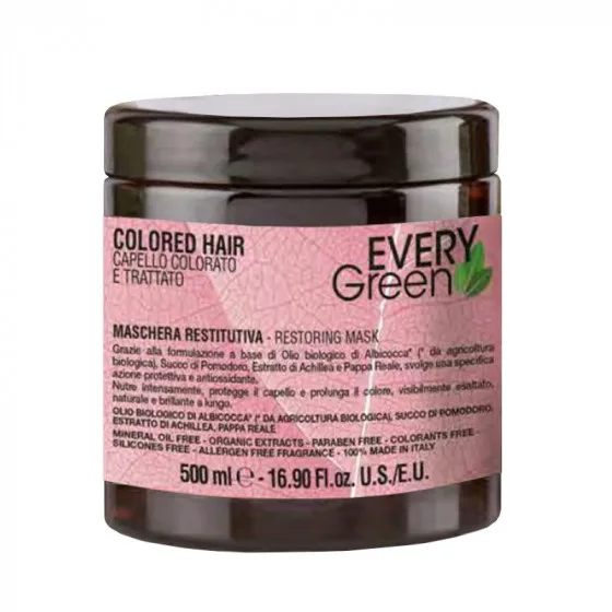 Dikson Every Green Restorative Mask - Маска для забарвленого і обробленого волосся