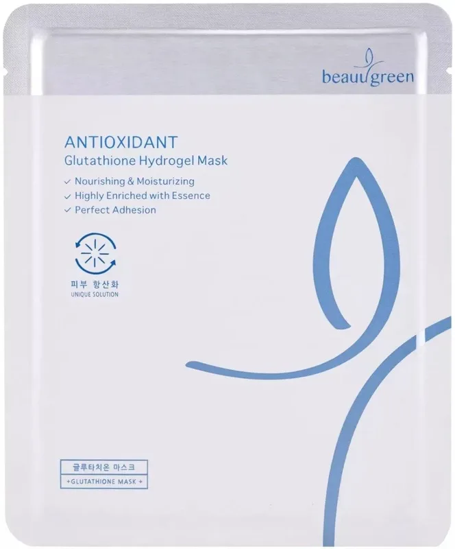 Маска гідрогелева для обличчя BeauuGreen Antioxidant Glutathione Hydrogel Mask з глутатіоном 30 мл