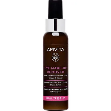 Молочко для зняття макіяжу з очей очищуюче ніжне Apivita Gentle Eye Make-Up Remover
