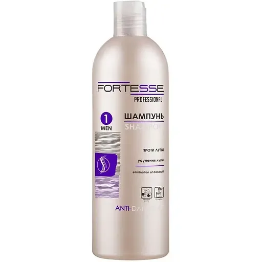 Нормалізуючий шампунь-ополіскувач FORTESSE Dandruff Prevention профілактика появи лупи 400 мл