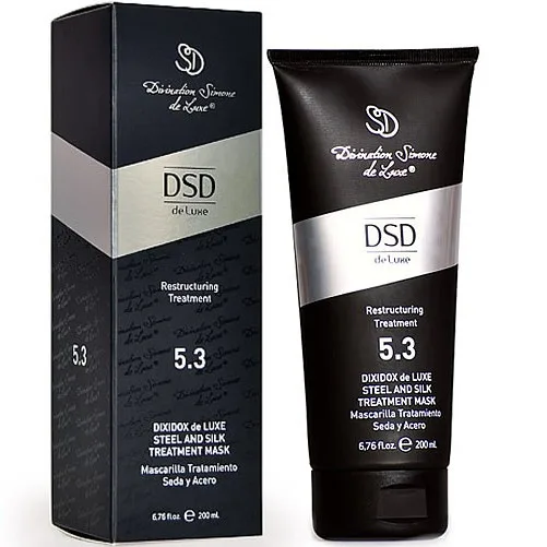 Simone Dixidox DeLuxe Steel and Silk Treatment Mask №5.3 - відновлююча Маска "Сталь і шовк" Діксідокс ДеЛюкс