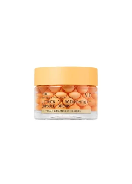 VT Cosmetics Капсульний крем Vitamin C Astaxanthin Capsule Cream вирівнює тон шкіри 50 мл — Крем, Південна Корея (386667255)