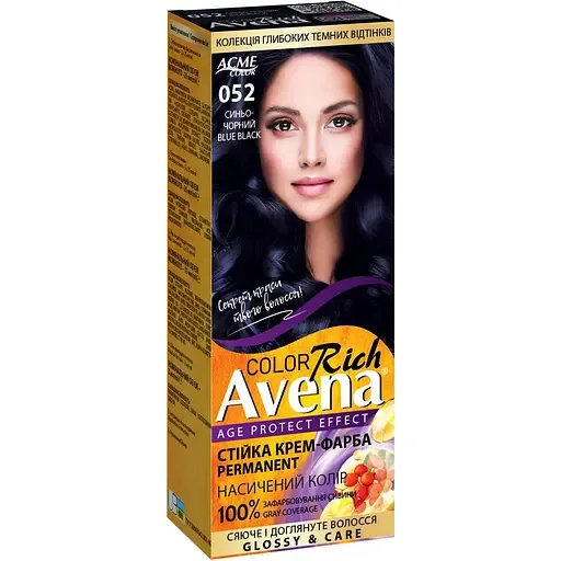 Cтійка крем-фарба для волосся Avena Rich Color