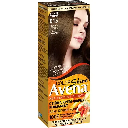 Cтійка крем-фарба для волосся Avena Shine Color