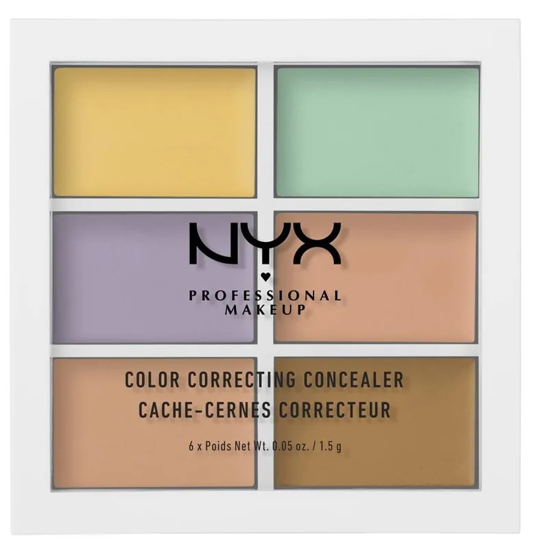 Палітра для контурингу обличчя NYX Professional Makeup Palette Conceal Correct Contour Color Correcting Concealer відтінок 04, 9 г