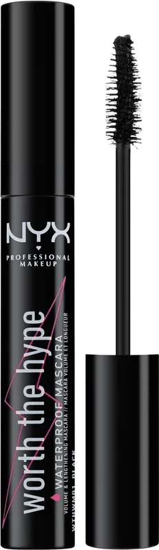 Туш для вій NYX Professional Makeup Professional Worth The Hype Waterproof Mascara 01 Black 7 мл