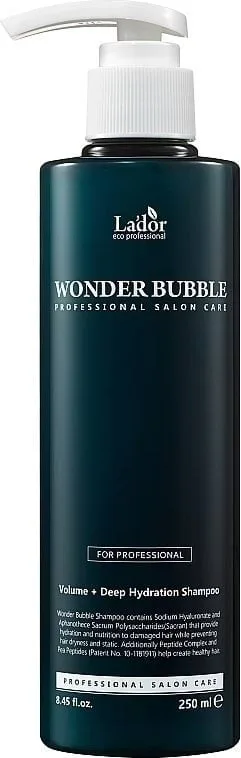 Шампунь La'dor Wonder Bubble Shampoo для глибокого зволоження та надання об'єму волоссю 250 мл