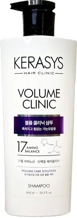 Шампунь для волосся Kerasys Volume Clinic Plus Shampoo об'ємоформуючий 600 мл
