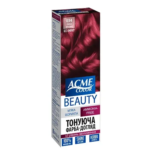 Гель-фарба BEAUTY №034 Дика вишня