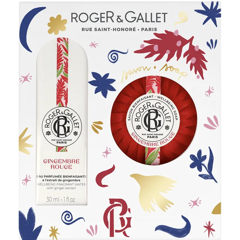 Набір Roger&Gallet (Роже&Галье) Червоний імбир (вода 30 мл + мило 100 г)