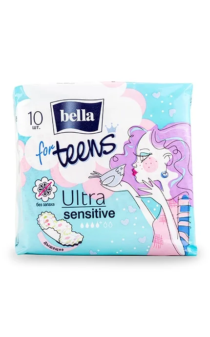 Прокладки гігієнічні Bella For Teens Ultra Sensitive Extra Soft 10 шт.