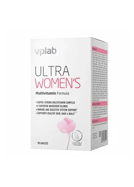 Мультивітаміни для жінок, Ultra Women Multivitamin Formula - 90 caps VPLab Nutrition