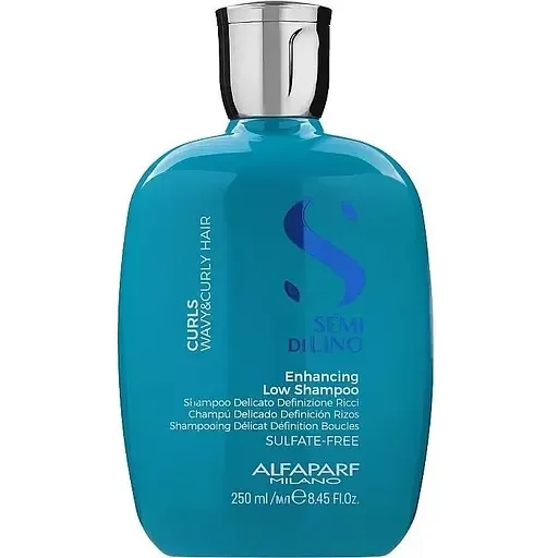 Безсульфатний шампунь для кучерявого волосся Alfaparf Milano Semi Di Lino Curls Enhancing Low Sulfate Free Shampoo 250 мл