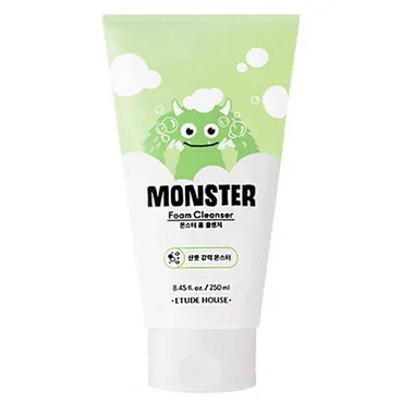 Освіжаюча пінка для вмивання Etude House Monster Foam Cleanser