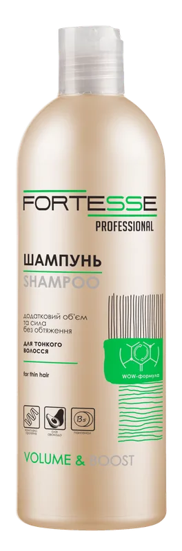 Шампунь Fortesse Professiona Volume&Boost для тонкого волосся, 400 мл