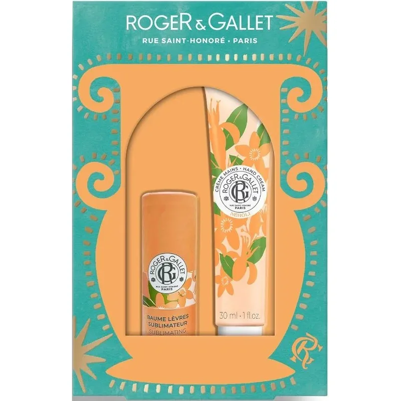 Набір Roger&Gallet (Роже&Галлє) Неролі (Бальзам для губ 3,5 г + Крем для рук 30 мл)