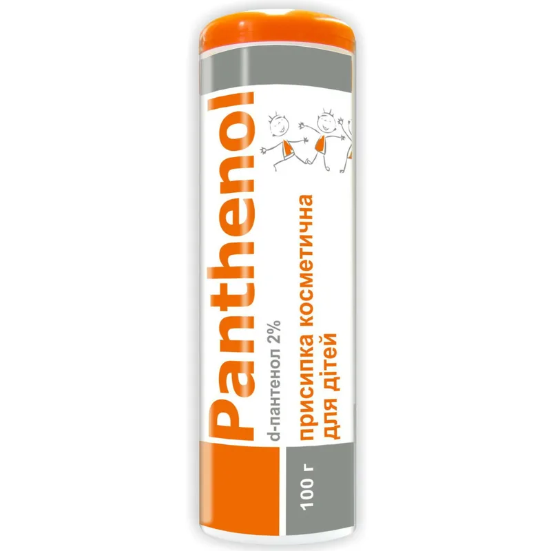 Присипка косметична для дітей Пантенол FARMAKOM фл. 100 г (4820087900040)
