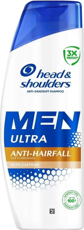 Шампунь проти лупи Head & Shoulders проти випадіння волосся для чоловіків 330 мл