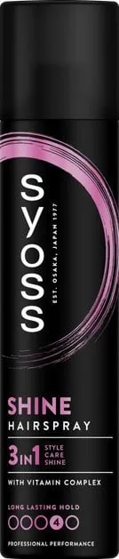 Лак для волосся Syoss Shine 4, 300 мл