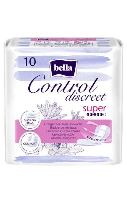 Прокладки урологічні Bella Control Discreet Super 10 шт