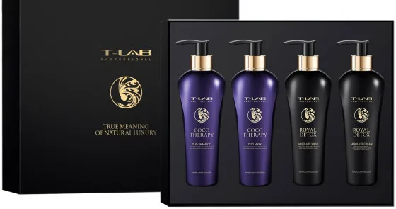 T-LAB Professional Royal Detox + Coco Therapy Love Set - Подарунковий набір