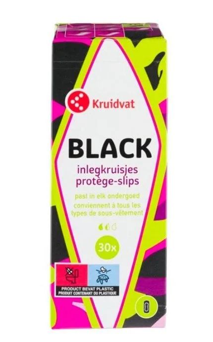 Прокладки щоденні Kruidvat Flex чорні 30 шт