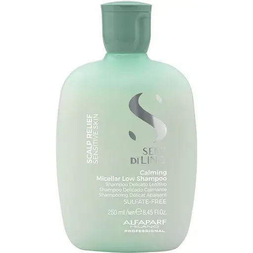 Заспокійливий міцелярний шампунь Alfaparf Milano Semi Di Lino Scalp Relief Calming Micellar Low Shampoo