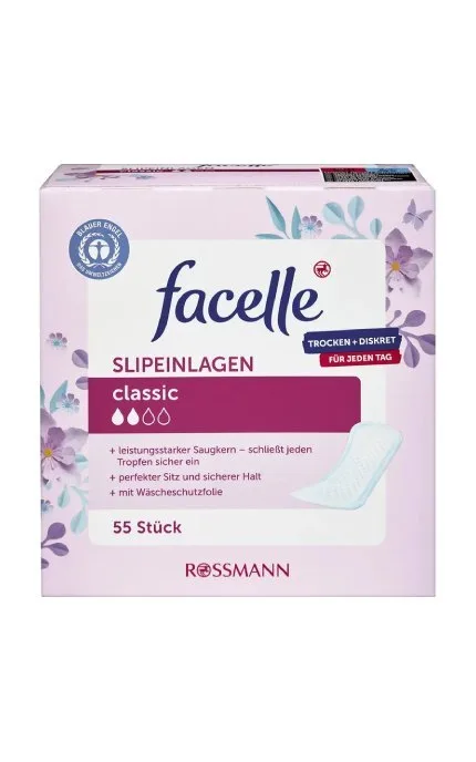 Прокладки жіночі щоденні Facelle Classic 55 шт