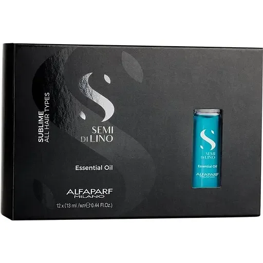 Олія для волосся Alfaparf Milano Semi Di Lino Sublime Essential Oil, 156 мл (12 шт. по 13 мл)