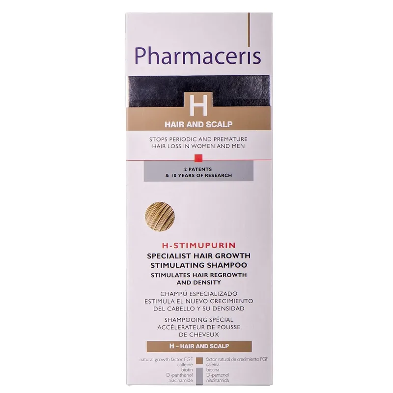 Спеціальний шампунь Pharmaceris H H-Stimupurin стимулюючий ріст волосся, 250 мл (E1582)