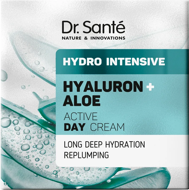 Крем для обличчя Dr.Sante активний денний Гіалурон + Алое Hydro Intensive, 50мл