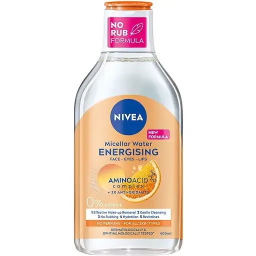 Міцелярна вода NIVEA Energy з антиоксидантами 400 мл