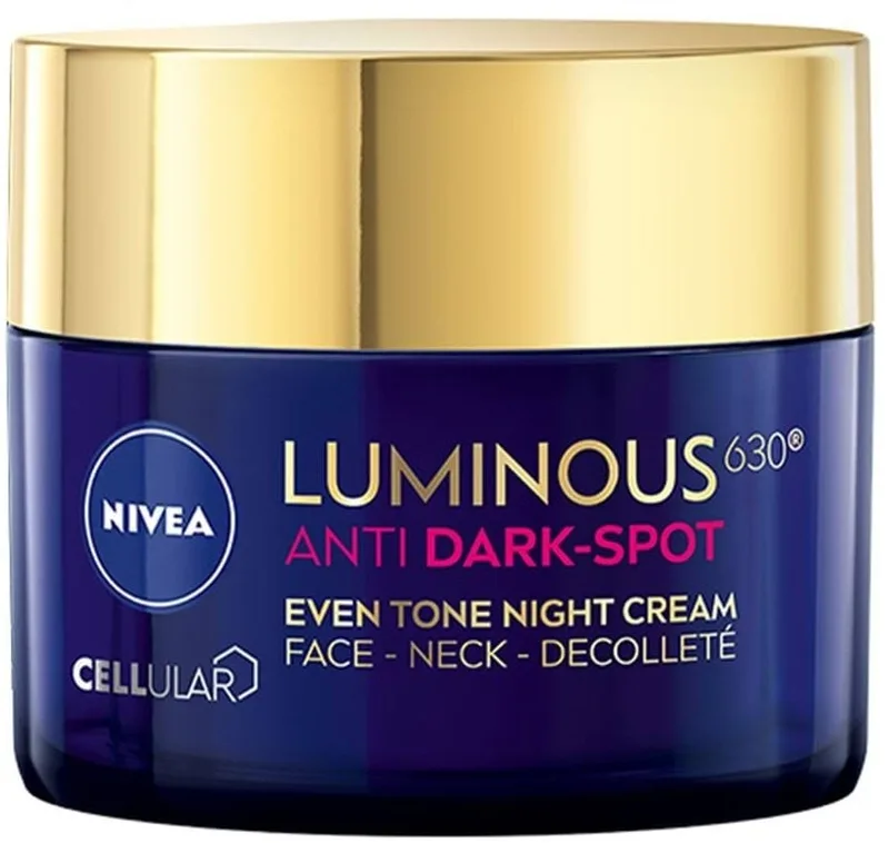 Крем для обличчя NIVEA Cellular Luminous 630 Anti Dark-Spot проти пігментації нічний 50 мл