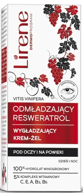 Крем навколо очей Lirene Vitas Vinifera розгладжуючий 15 мл