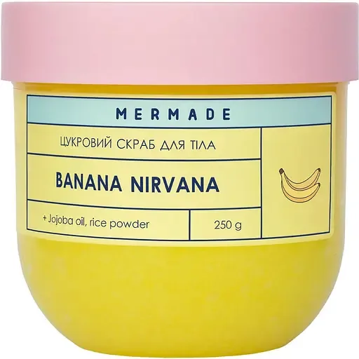 Цукровий скраб для тіла Mermade Banana Nirvana 250 г