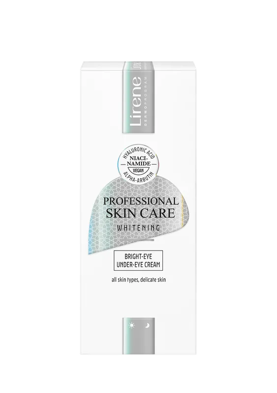 Крем навколо Lirene очей відбілюючий Professional Whitening, 15мл