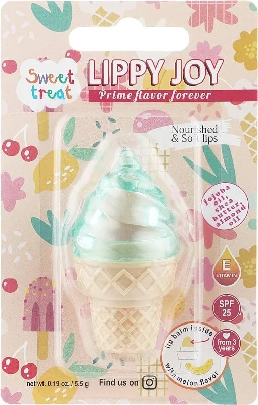 Бальзам для губ Lippy JOY Sweet treat диня 5.5 г