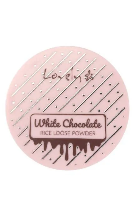 Пудра для обличчя Lovely White Chocolate Loose для всіх типів шкіри фіксуюча рисова розсипчаста 4 г