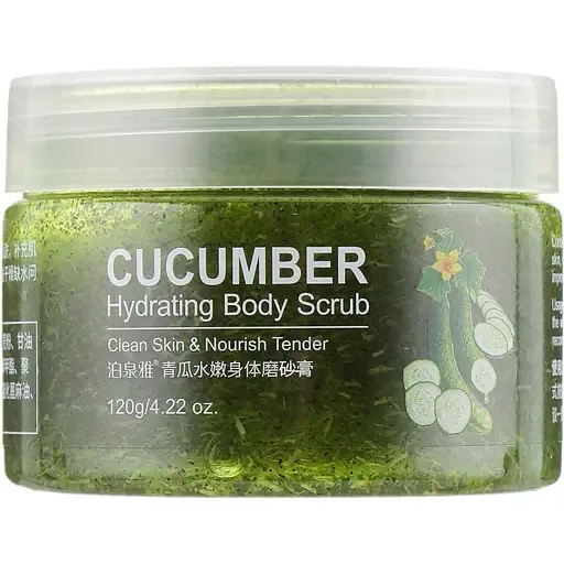 Скраб для тіла з екстрактом огірка BIOAQUA Body Scrub Cucumber (120г)