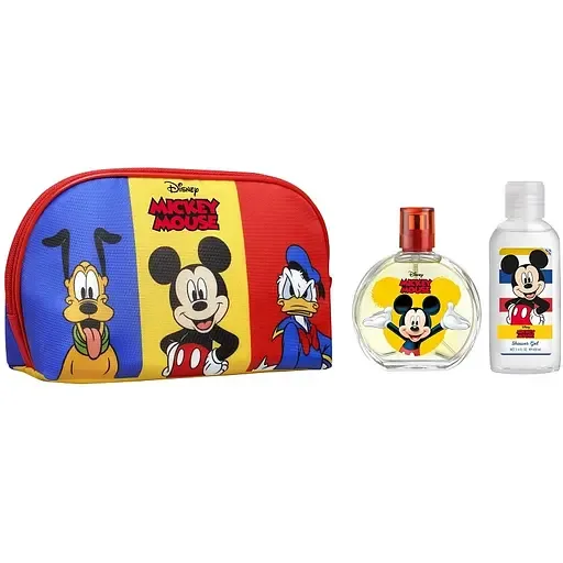 Набір для хлопчиків Air-Val Mickey & Friends Toilet Bag Туалетна вода 50 мл + Гель для душу 100 мл (8411114087535)